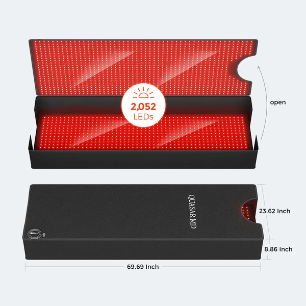 QuasarMD Red Light Therapy Full Body Mat